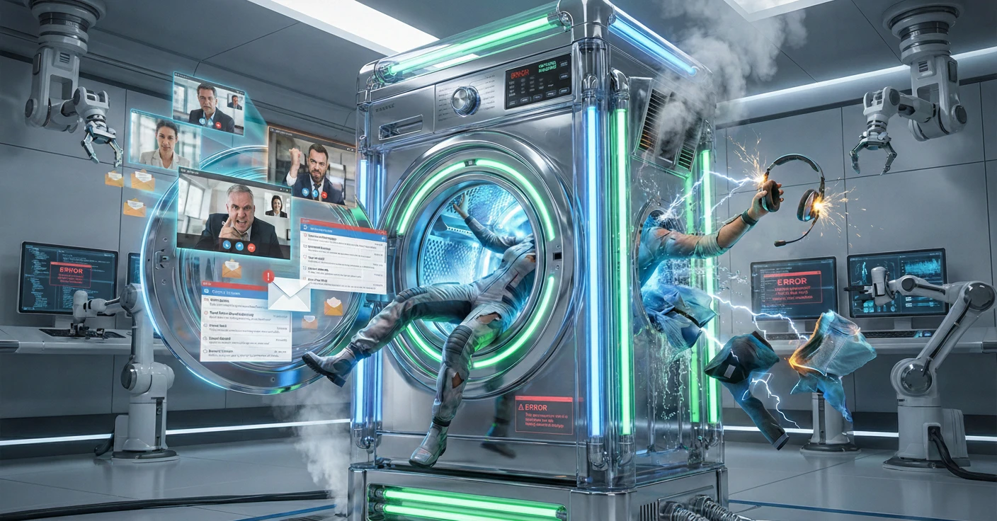 LA LAVADORA CON TELÉFONO: LA «INNOVACIÓN» DE 2.000€ QUE NADIE PIDIÓ