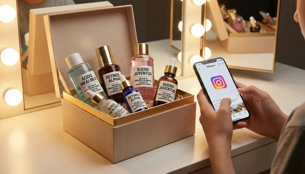 Adolescente ignorando advertencias médicas de cosméticos por culpa de Sephora Kids Quemaduras retinol.