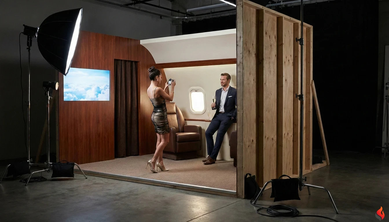 sesion fotos avion lujo