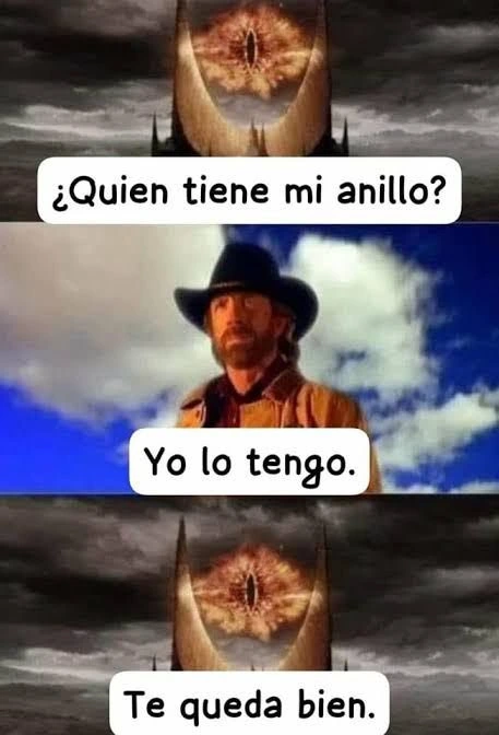 Recopilatorio de Meme de Chuck Norris 1 meme chuck norris anillo sauron