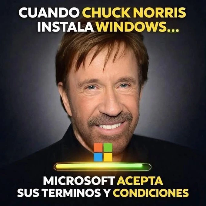 Recopilatorio de Meme de Chuck Norris 3 meme chuck norris microsoft