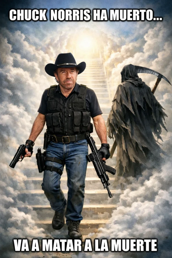 meme chuck norris muerte
