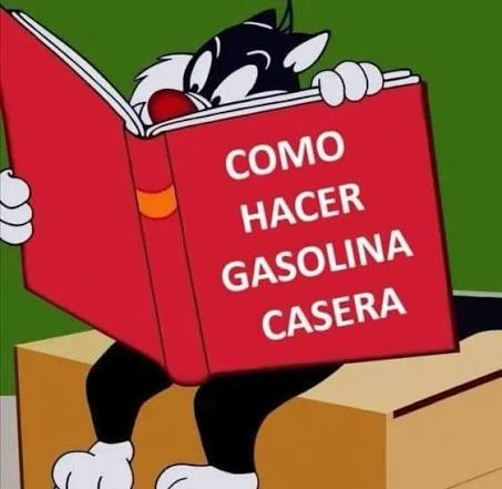 A cascarla la rebaja del IVA. 2 silvestre leyendo libro gasolina casera