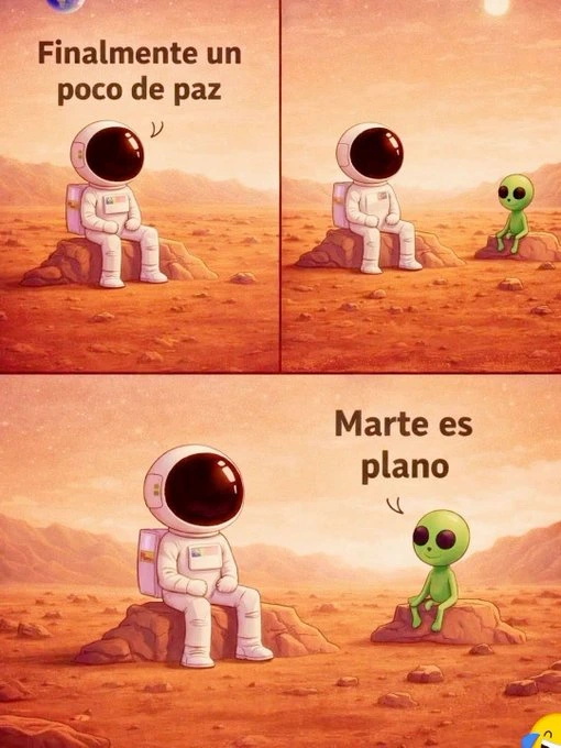 astronauta marte alienigena plano