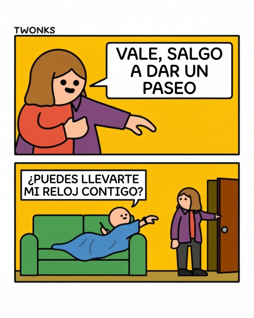 vago pide pasear su reloj